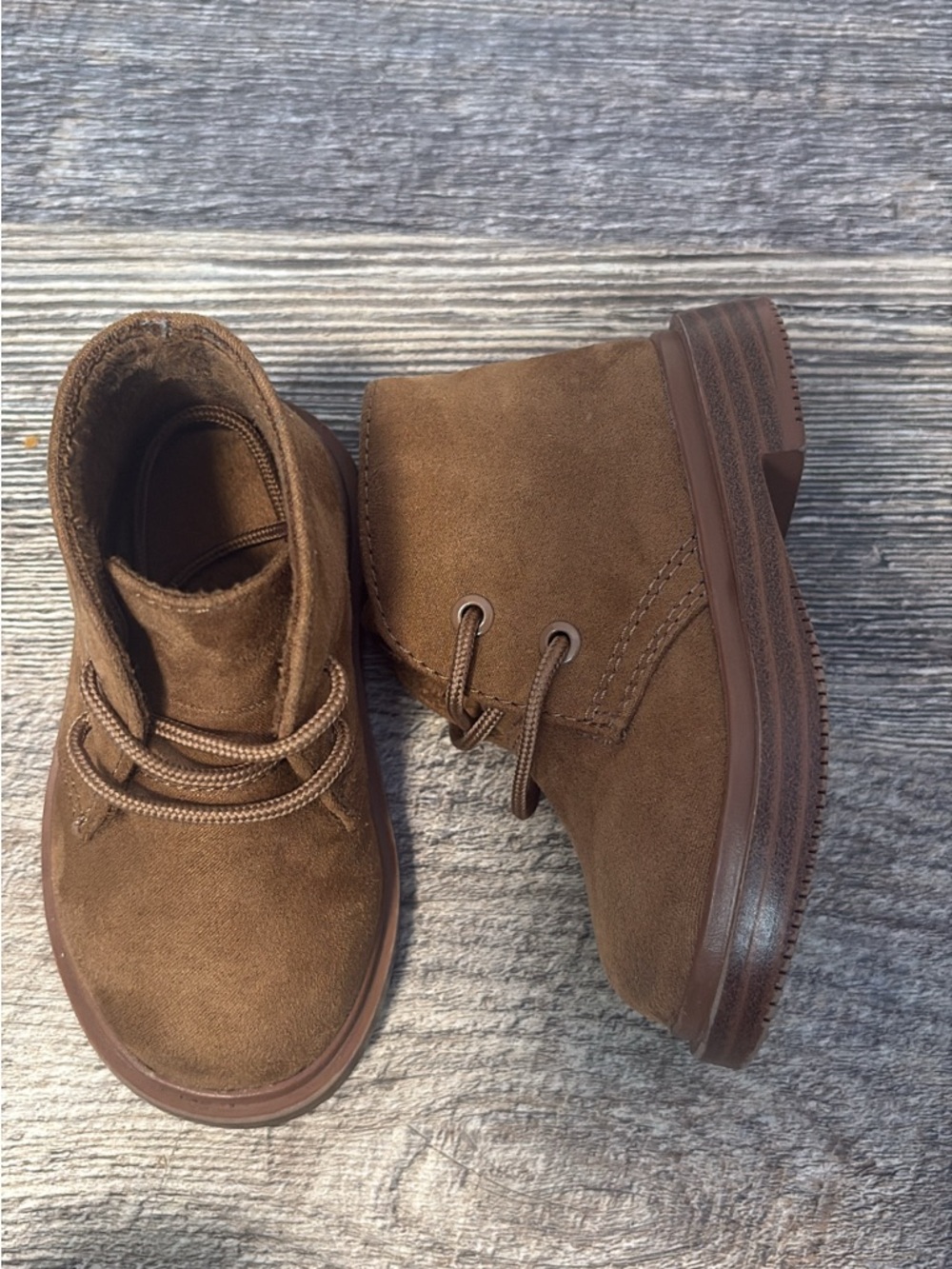 H&M Brown Suede Toddler Boots